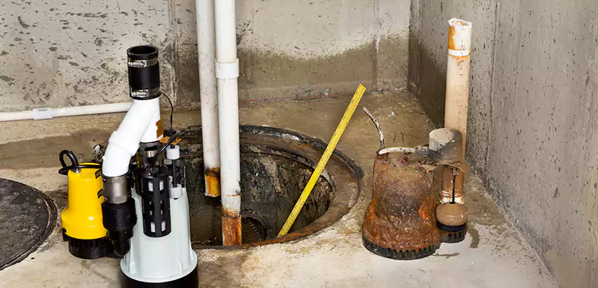 Installing Sump Pump in Finished Basement in Somerville, MA